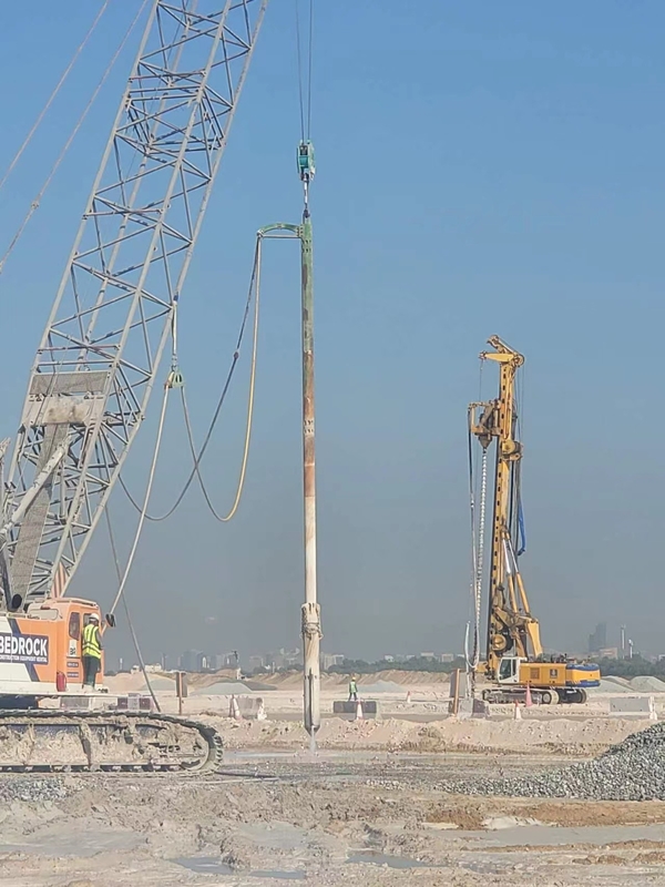 Flossmaschine der Schwingung 75kw der BVEM-Schwingungsersatzsteinsäule 377mm für Verdichtungsanhäufung