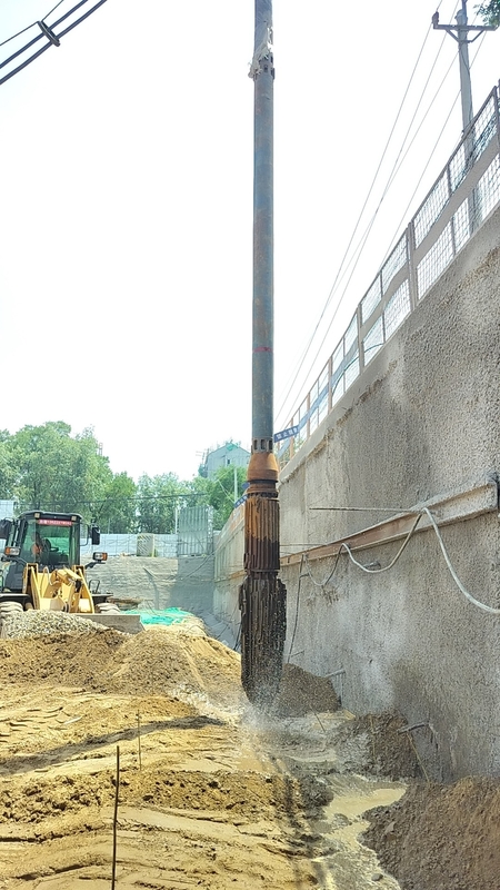 BVEM 105kW Hydraulische Vibroflot-Ausrüstung mit 176kW Stromversorgung für die Verbesserung des Grunds Bau