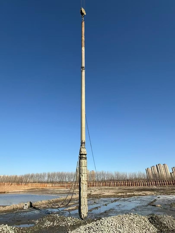 BVEM 105kW Hydraulische Vibroflot-Ausrüstung mit 176kW Stromversorgung für die Verbesserung des Grunds Bau