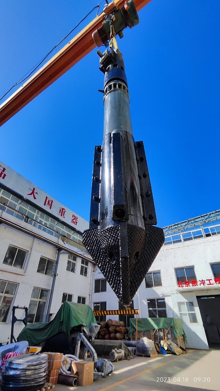 BVEM 214kN Zentrifugalkraft Hydraulisches Vibroflotöl Vibrationsfrequenz für Bodenverdichtung anpassen