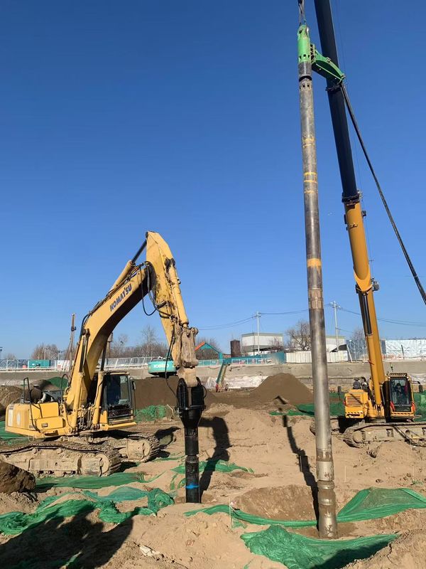 China BVEM Marke 500-800 mm Hydraulische Vibroflot für Schwerlaststapler und Max-Durchmesser