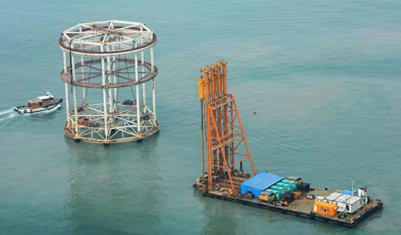 Offshore-Vibroflotation Steinsäule 1800 U/min Bvem für die Behandlung der weichen Boden-Schicht