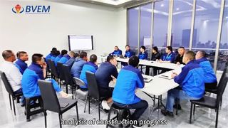 Offshore-Steinsäulenkonstruktion: 180 kW Vibroflot