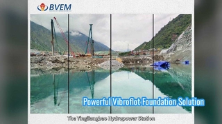 Steinsäule Vibroflot 180 kW Effiziente Fundamentlösung