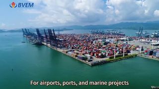 Leistungsstarker Vibroflot zum Verdichten von Pfählen